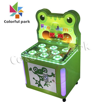 Aporree un boleto Arcade Amusement Indoor Playground Frog del topo que el martillo golpeó la máquina de juego de fichas del boleto del rescate de los niños