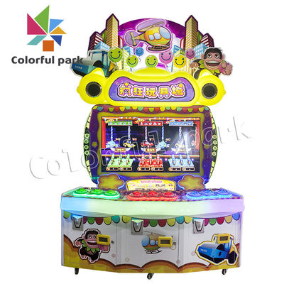 Máquina de juego de fichas de Arcade Indoor del juguete de 2 jugadores del niño de la diversión del boleto del juego premiado loco del rescate para el centro comercial