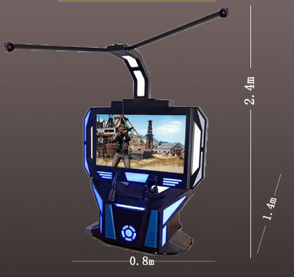 Máquina de juego del cine 9d Vr, simulador dinámico del coche de plataforma VR