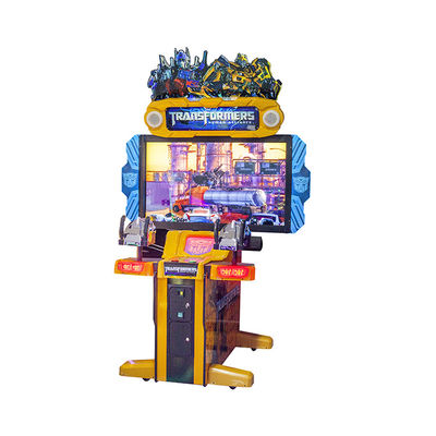 La ametralladora de la exhibición de Digitaces 3D Arcade Game Transformers Arcade Multi nivela