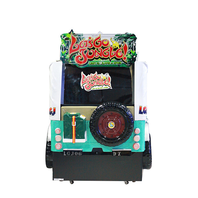 Tiroteo de fichas Arcade Machines, juego de la aventura de la selva del gabinete del metal