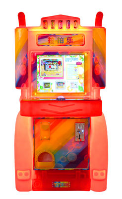 máquina de juego de cogida de la lotería del ratón de Arcade Machine Red Hit Button del niño de fichas 150W