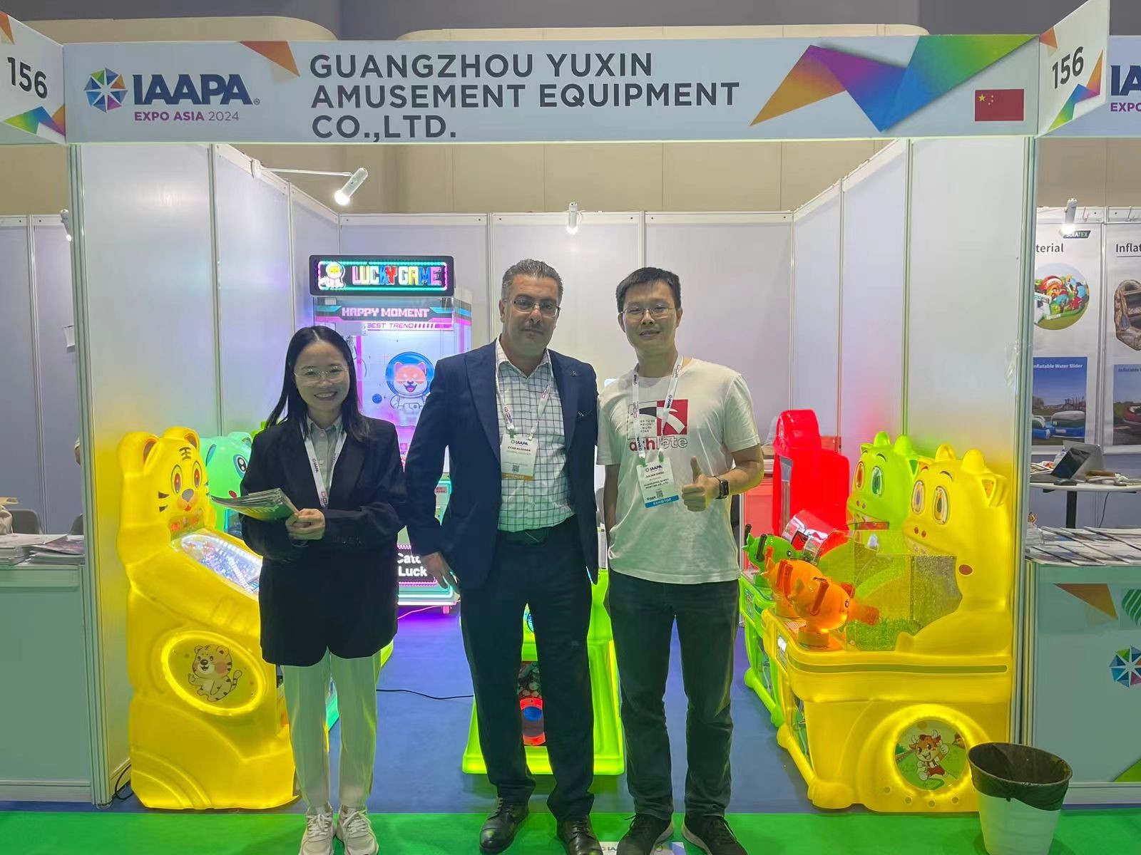 último caso de la compañía sobre La exposición de Yuxin Amusement Co., Ltd. en Tailandia fue un gran éxito, ganando fans leales y pedidos de exportación.