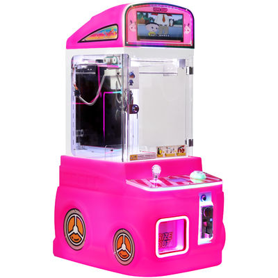 Mini Arcade Mini Claw Machine Pink With Display Screen Coin-operated Toy Vending Machine