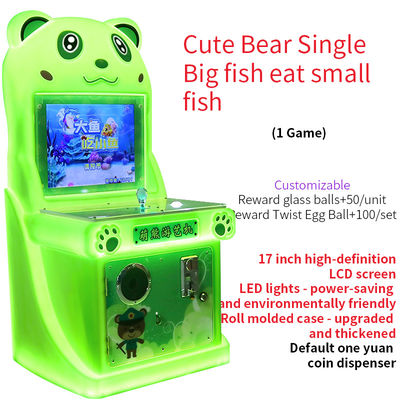 Máquinas de juego con monedas Peces grandes comiendo peces pequeños Juegos de juegos con joystick