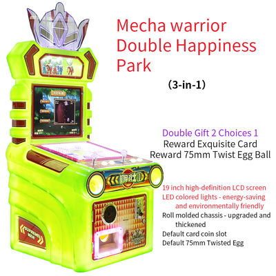 Guerrero Arcade Mecánico operado con monedas Guerrero para dos jugadores Happy Park Game Machine