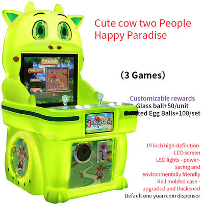 La vaca linda para dos jugadores con una máquina de juego Happy Paradise de 19 pulgadas.