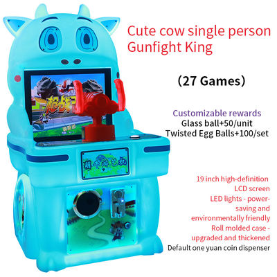 Arcade Juegos de Monedas Máquina Niños Single Gunfight King Máquina de 19 pulgadas