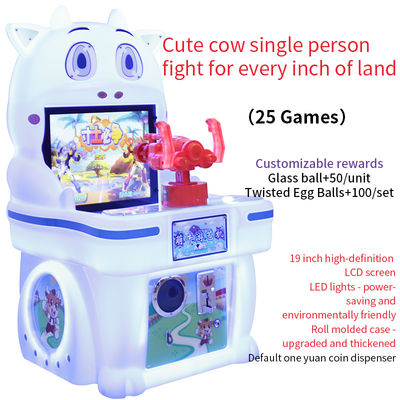 Máquina de juegos de arcade con monedas para niños Una sola persona debe luchar