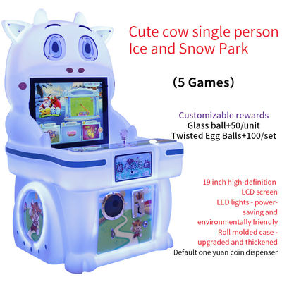Rocker Game Station LBE VR Gaming con simuladores de movimiento Máquina de parque de hielo y nieve