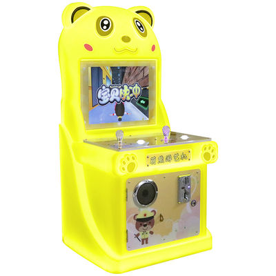 Máquina de juegos de arcade con monedas Máquina de juegos de juegos para niños con joystick para dos jugadores