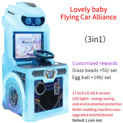 Las máquinas de juegos electrónicos de arcade para niños simulan un juego de carreras real