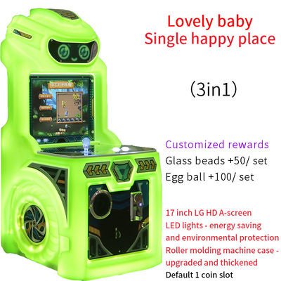 Máquina de juego arcade para niños con pantalla LCD y monedas de fábrica de origen de 17 pulgadas
