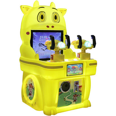 Consola de juegos para niños con simulador de disparos de vaca adorable para dos jugadores
