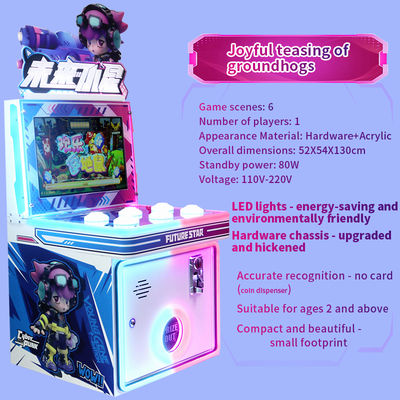 Máquina de juegos de arcade para niños con función de botón 