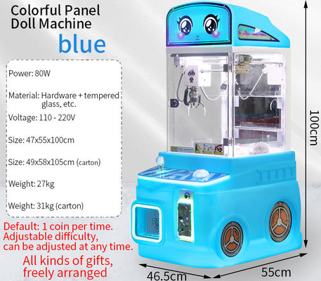 Camión de Bomberos Mini Nuevo Azul Juguete Máquina expendedora automática Máquina de muñecas divertida que funciona con monedas