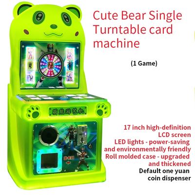 Plato giratorio para un solo jugador Mini modelo de arcade de monedas de 17 pulgadas Máquina de juegos para niños