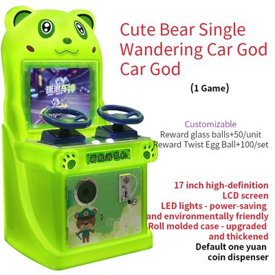 Máquina recreativa de carreras para dos jugadores con monedas de Children's Game Factory