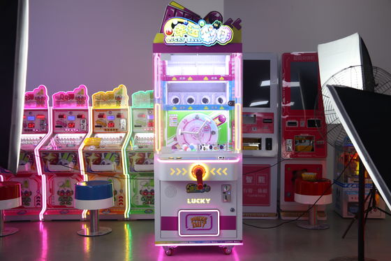Máquina expendedora automática de muñecas con garra de metal de la suerte, juego de monedas, máquina recreativa