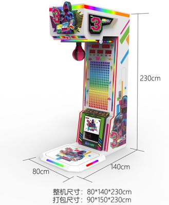 Máquina de boxeo arcade de monedas, gran éxito de ventas, para golpear