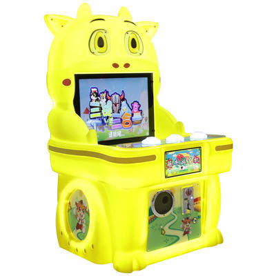 Máquina de juego arcade para niños de 19 pulgadas con un solo botón, directa de fábrica