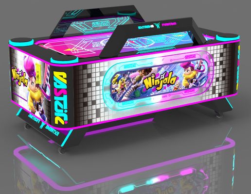 Consola de juego de mesa de hockey de aire para niños en inglés Arcade para niños Panel de control