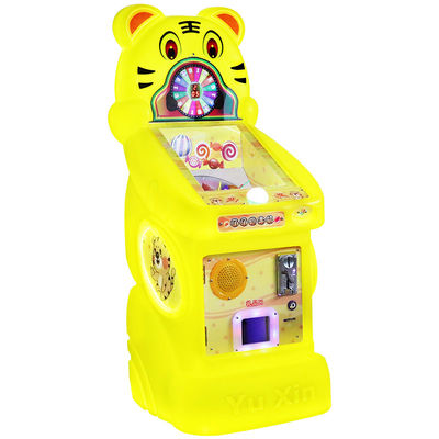 Máquina expendedora de caramelos con cartucho de juego de arcade a monedas para niños