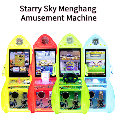 Máquina de juego de grúa arcade de monedas para niños, máquina de botones